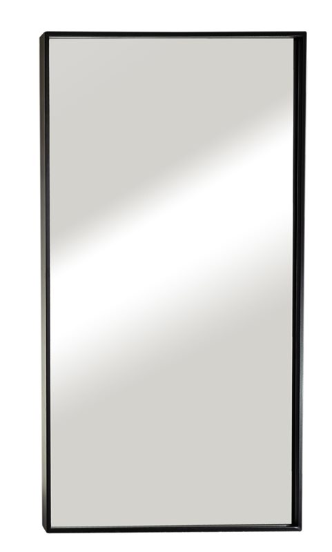 מראה מעוצבת מסגרת שחורה