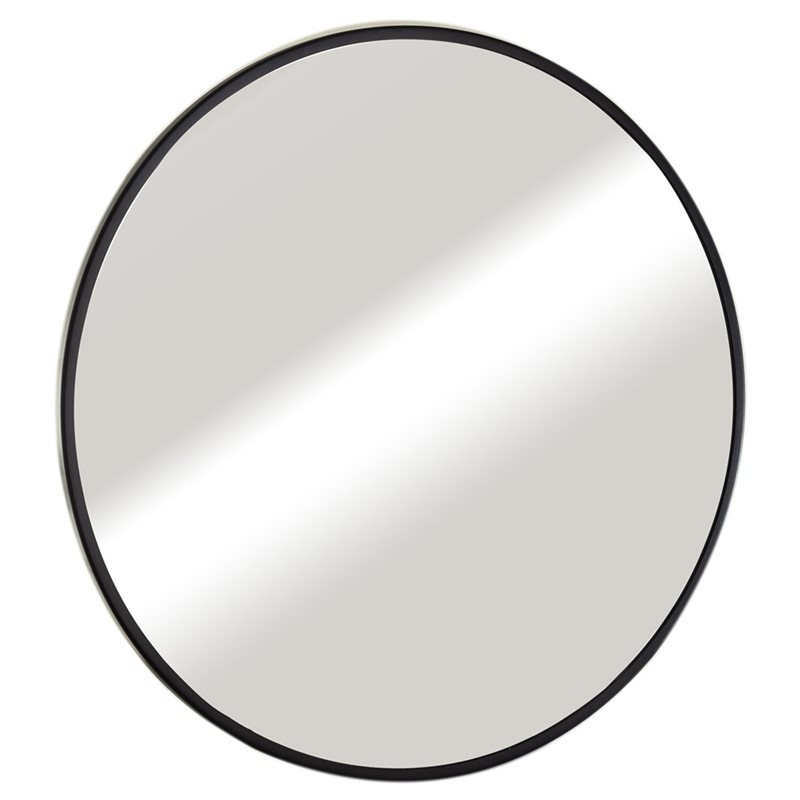 מראה מעוצבת מסגרת שחורה