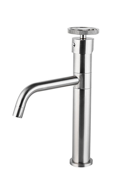 ברז לכיור שקוע ניקל מוברש