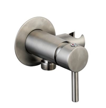 אינטרפוץ 3 דרך+ תפס למתיזן ניקל מוברש