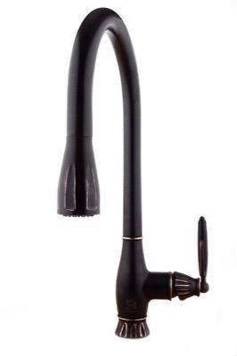 ברז מטבח נשלף ענתיק שחור עתיק