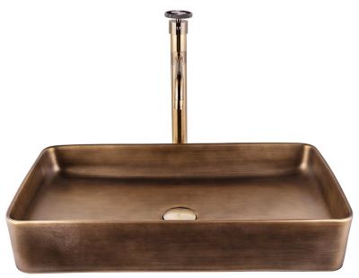 כיור מונח ברונזה צהובה 60/35/11 ס"מ